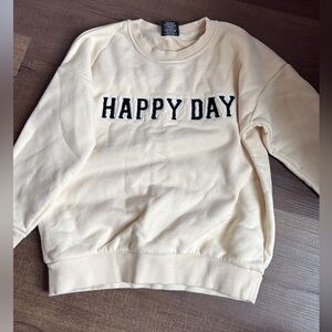 Little Bipsy Cream 'Happy Day' Kids Sweatshirt